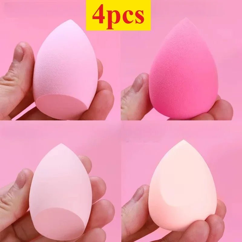 Makeup sponge set suitable for liquid BB cream powder application makeup egg dry wet dual - use powder puff girl - Japan 4 All