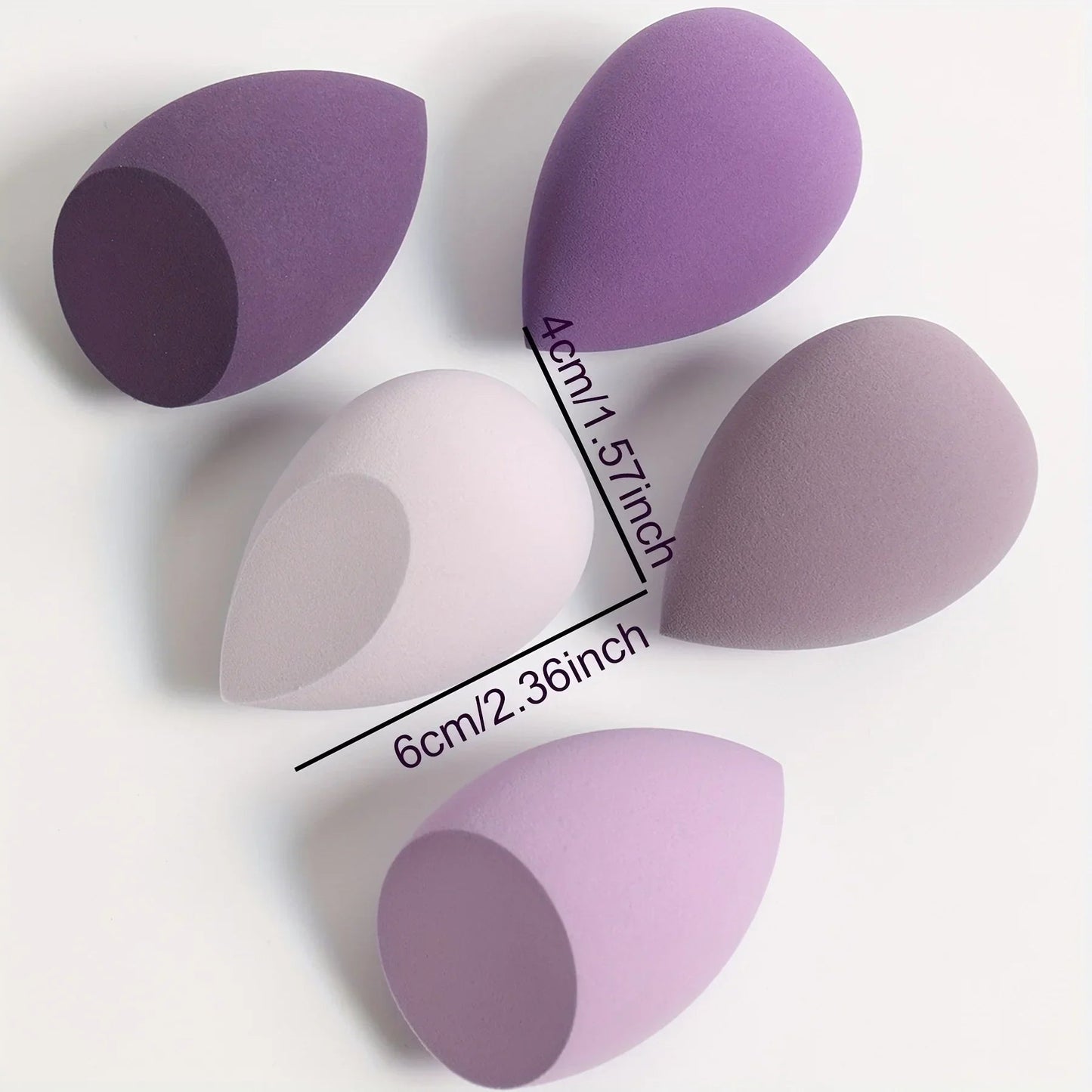 Makeup sponge set suitable for liquid BB cream powder application makeup egg dry wet dual - use powder puff girl - Japan 4 All