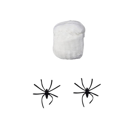 New 2024 Luminous Spider Webs Glow In The Dark Spider Webs Decorations Stretch Spider Webs With Fake Spider Halloween Cobwebs - Japan 4 All