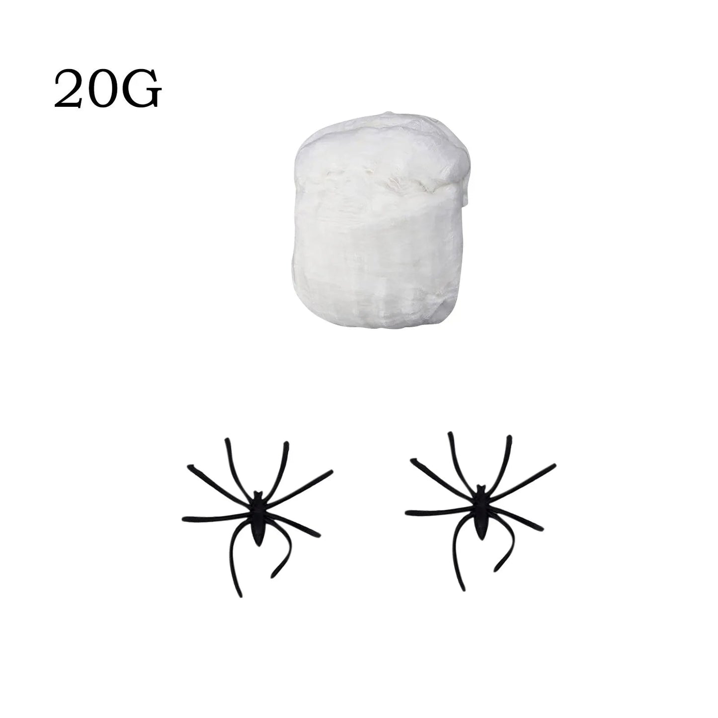 New 2024 Luminous Spider Webs Glow In The Dark Spider Webs Decorations Stretch Spider Webs With Fake Spider Halloween Cobwebs - Japan 4 All