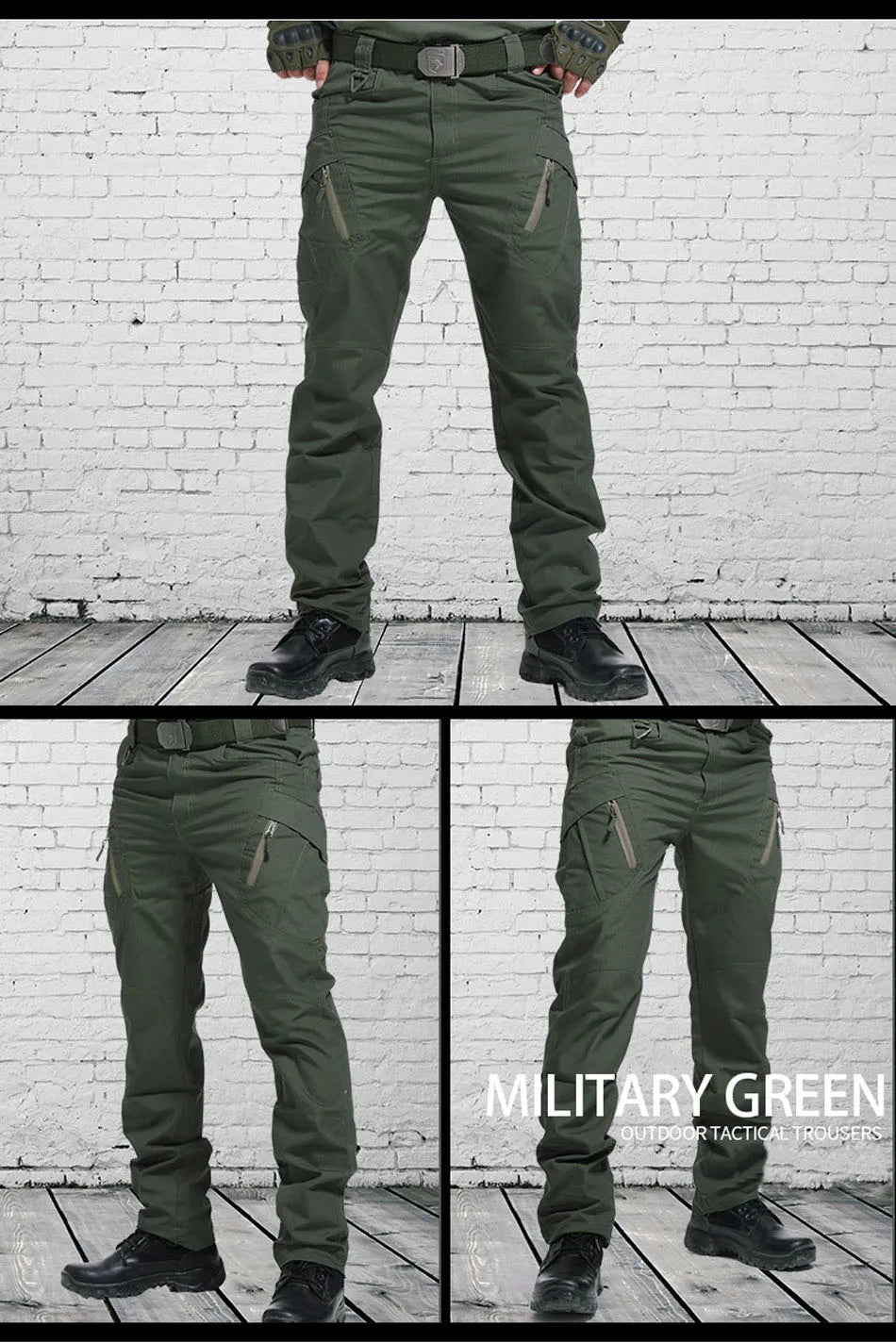New Mens Tactical Pants Multiple Pocket Elasticity Military Urban Commuter Tacitcal Trousers Men Slim Fat Cargo Pant 5XL - Japan 4 All