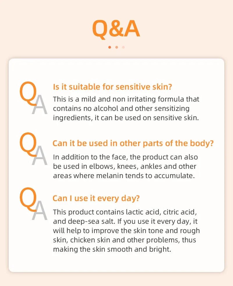 Orange Exfoliating Gel Dead Spot Remover Brighten Peeling 50g Gentle Repair Scrub Whiten Hydrating Moisturizer Korean Skin Care - Japan 4 All